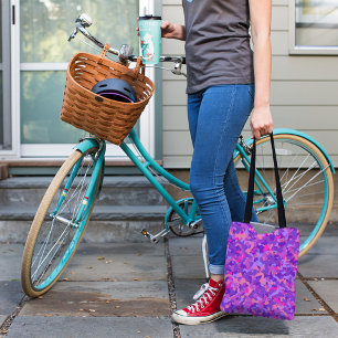 lila Camouflage Totbeutel