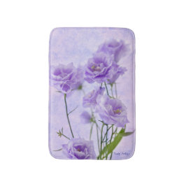 Lila Campanella Blume Makro Badematte