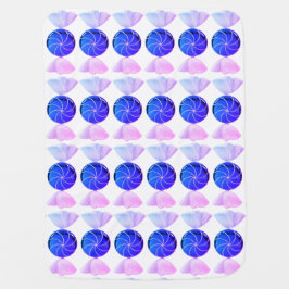 Lila Candy Baby Blanket Babydecke