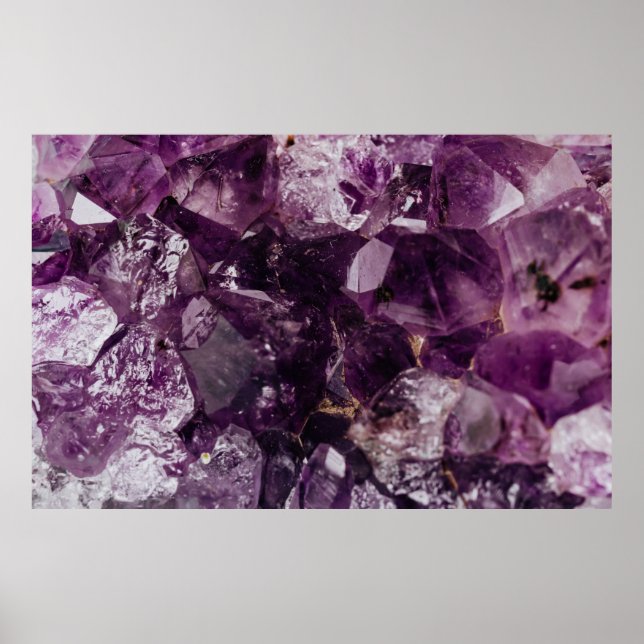lila Canvas-Druck Poster (Vorne)