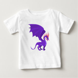 Lila Cartoon Baby T-shirt