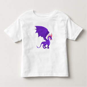 Lila Cartoon Kleinkind T-shirt