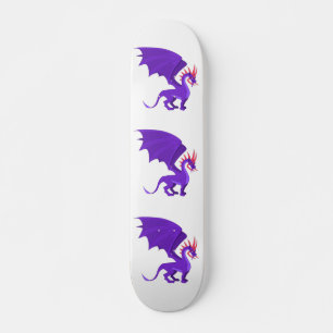 Lila Cartoon Skateboard