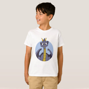 Lila Cartoon T - Shirt