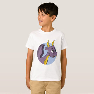 Lila Cartoon T - Shirt