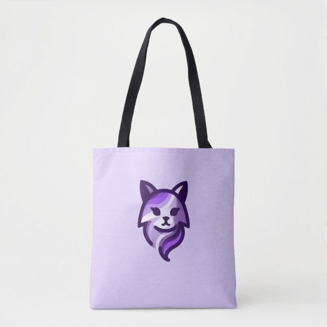 Lila Cat Stilvoll (Vorderseite)