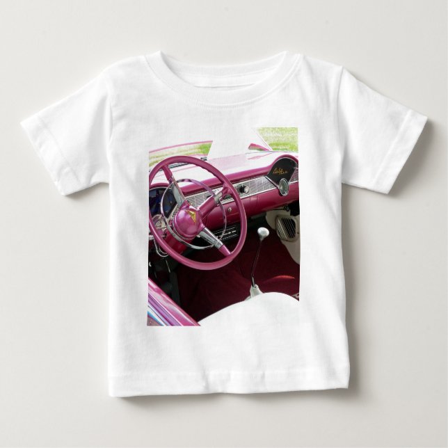 Lila Chevy Bel Air Baby T-shirt (Vorderseite)