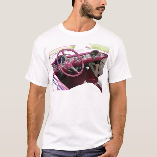 Lila Chevy Bel Air T-Shirt (Vorderseite)