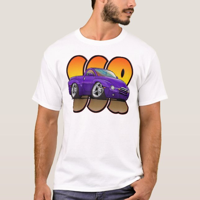 Lila Chevy SSR T-Shirt (Vorderseite)