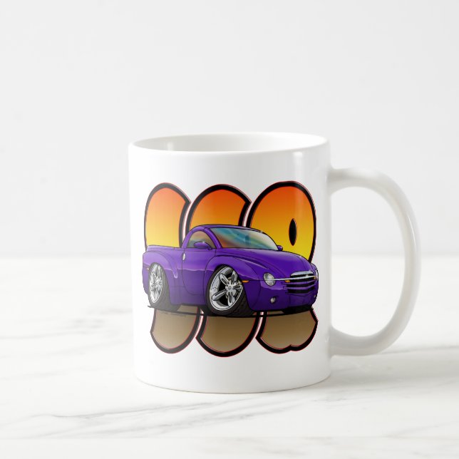 Lila Chevy SSR Tasse (Rechts)