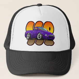 Lila Chevy SSR Truckerkappe