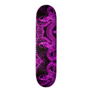 Lila chinesischer Kaiser-Drache-Probrett Skateboard