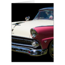 lila-Chrom-Klassikfahrzeug