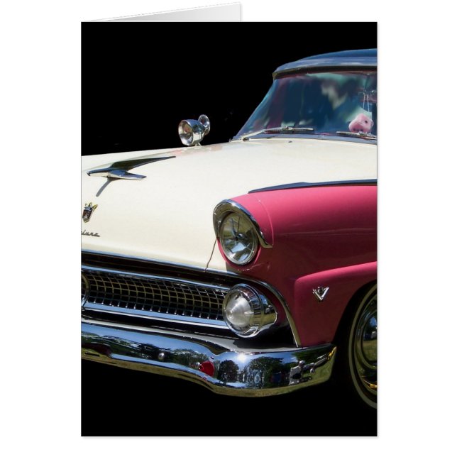 lila-Chrom-Klassikfahrzeug (Vorne)