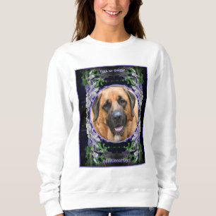 Lila Clematics Blume Rahmen erstellen Ihr eigenes Sweatshirt