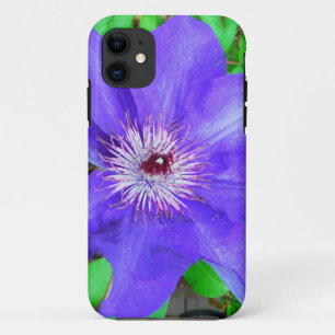 Lila Clematis-Blume Case-Mate iPhone Hülle