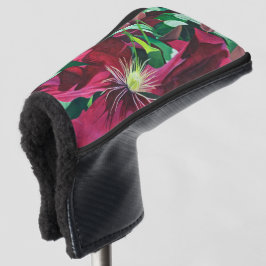 Lila Clematis Floral Golf Headcover