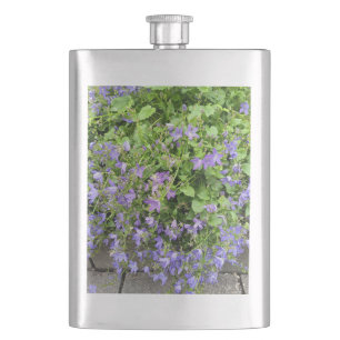 Lila Clematis-Gartenflasche Flachmann