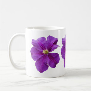 Lila Clematis-Tasse Kaffeetasse