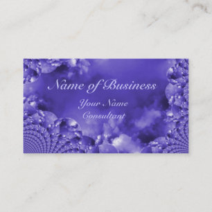 Lila Cloud Fantasy Business Card Visitenkarte
