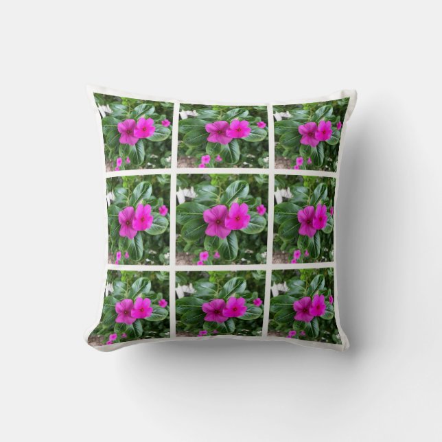 Lila Costa Rica Blume Pillow Kissen (Vorderseite)