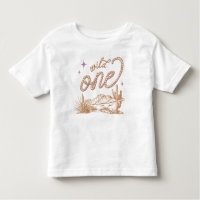 Lila Cowgirl First Birthday Tee Shirt