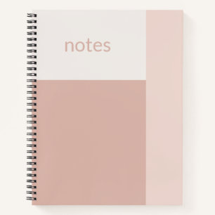 Lila-Creme anpassbar Notizbuch