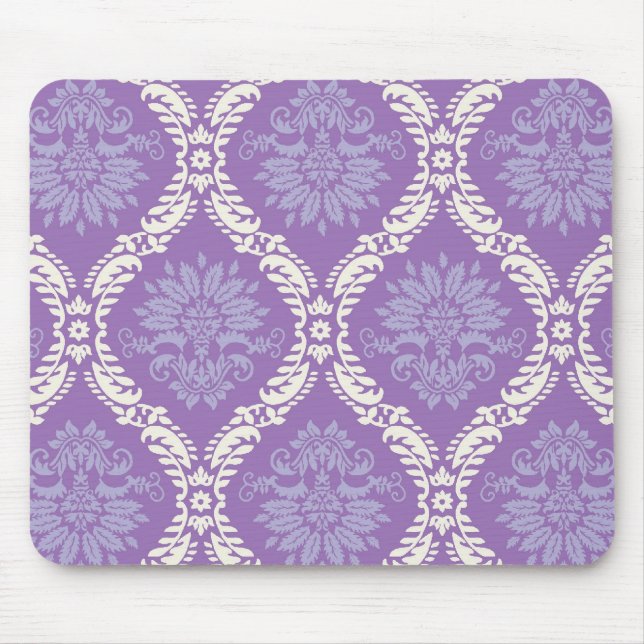 lila Cremeschaum Mousepad (Vorne)