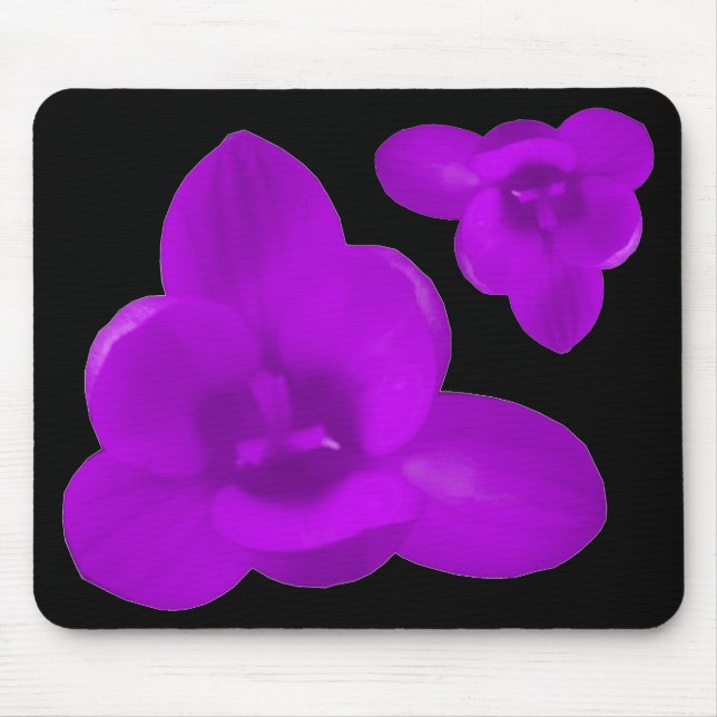 Lila Crocus Mousepad (Vorne)