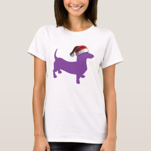 Lila Dackel T-Shirt