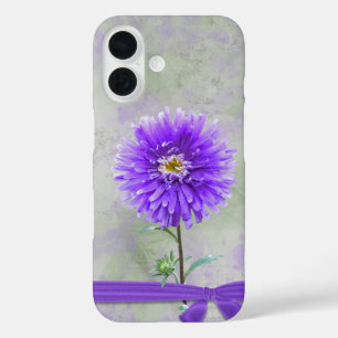 Lila Dahlia iPhone 16 Hülle