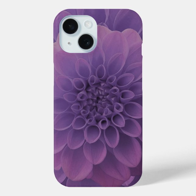 Lila Dahlia Case-Mate iPhone Hülle (Rückseite)
