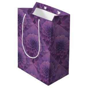 Lila Dahlia Mittlere Geschenktüte
