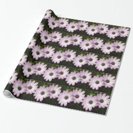 Lila Daisies Geschenkpapier