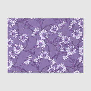 Lila Daisies Seidenpapier
