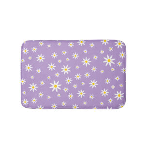 Lila Daisy-Baath-Mat Badematte