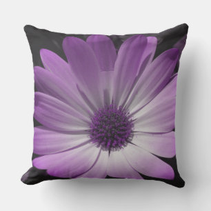 Lila Daisy Blume Außenkissen Kissen Für Draußen