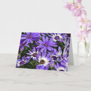 Lila Daisy Blume Daisis Art Note Card Karte