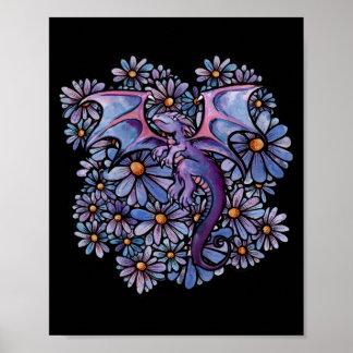 Lila Daisy Blume Dragon Poster