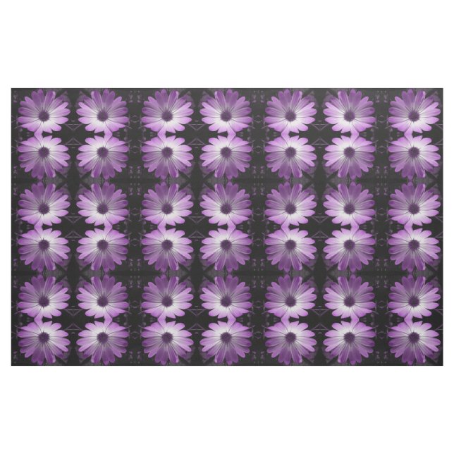 Lila Daisy-Blume Gemustertes Floßgeflecht Stoff (Fat Quarter (45,7 x 55,9 cm))