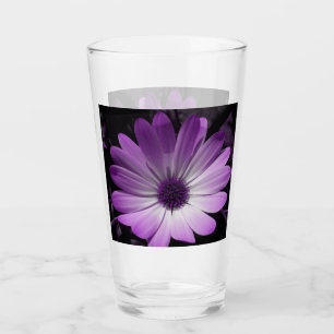 Lila Daisy-Blume-Glas Glas