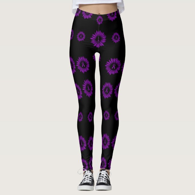 Lila Daisy...Daisy Leggings (Vorderseite)