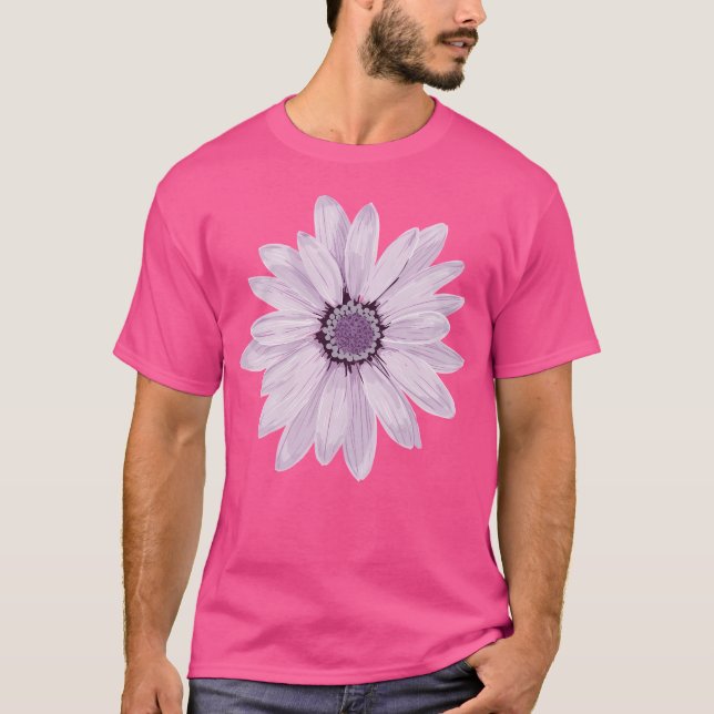 Lila Daisy T-Shirt (Vorderseite)