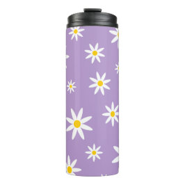 Lila Daisy Thermal Tumbler Thermosbecher