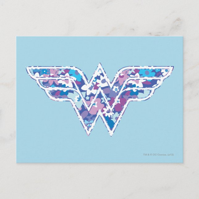 Lila Daisy WW Postkarte (Vorderseite)