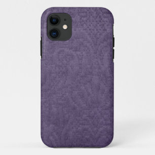 Lila Damask-Fabric Case-Mate iPhone Hülle