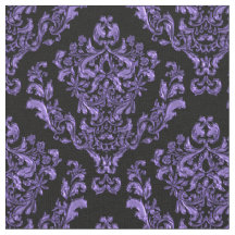 Lila Damast auf schwarzem oder *Any
