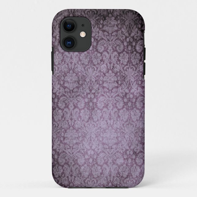 Lila Damast iPhone 5 Kasten Case-Mate iPhone Hülle (Rückseite)