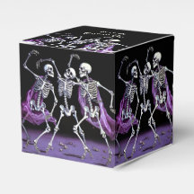 Lila Dancing Skeletons Gothic Wedding