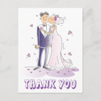 Lila Danke Braut Bräutigam Lavendel Hochzeit